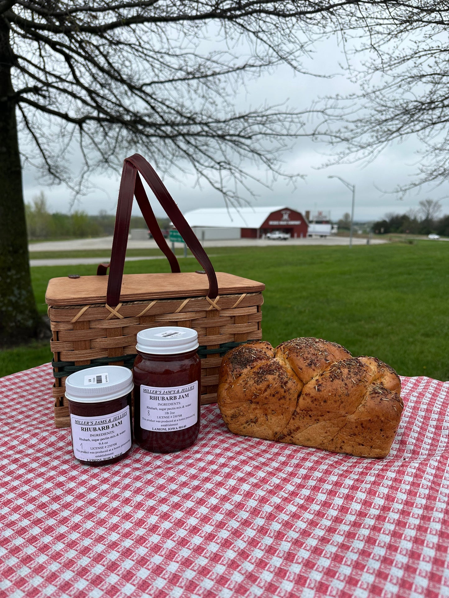 Miller's Rhubarb Jam - 100% Authentic, Local Amish Made Jam