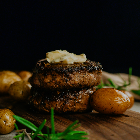 Bison Filet Mignon | 4-6 oz Steaks | Shipping Included | Nebraska Bison - BuyNebraska.com ~ Blessings Grow Meadows