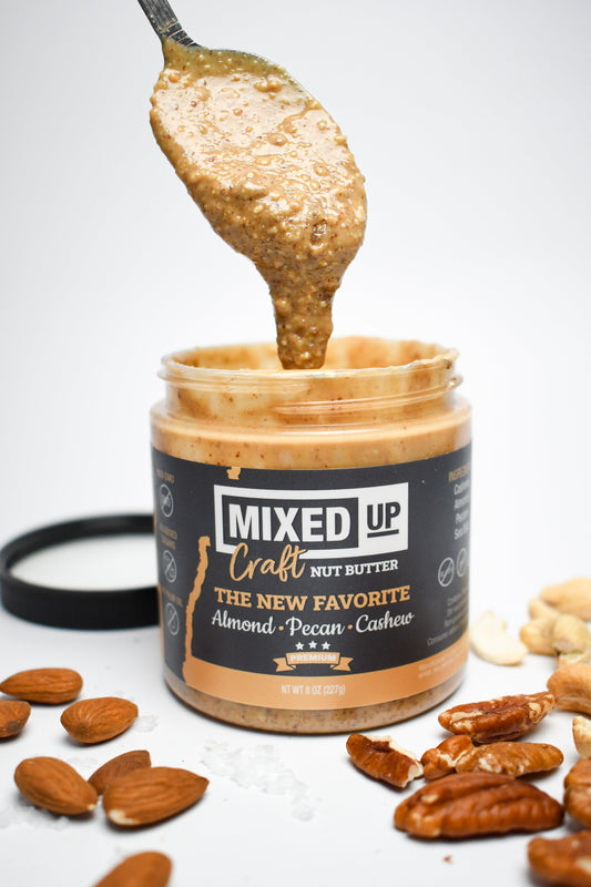 "The New Favorite" - Almond, Pecan, and Cashew Nut Butter - 8 oz - Mixed Up Foods ~ Blessings Grow Meadows