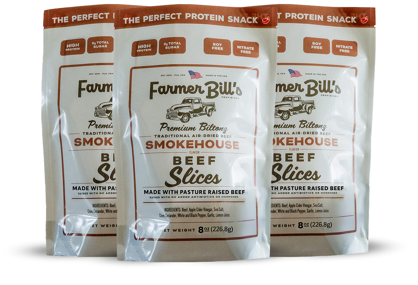 12 lb Sliced Smokehouse Beef Biltong - Blessings Grow Meadows -