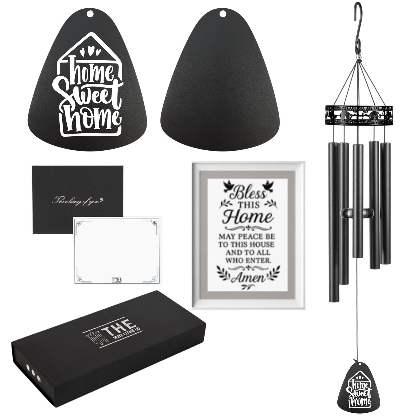 34" Serenity Family-Love Memorial Wind Chimes, Thoughtful Gift For Special Occasions or Reflections - Blessings Grow Meadows