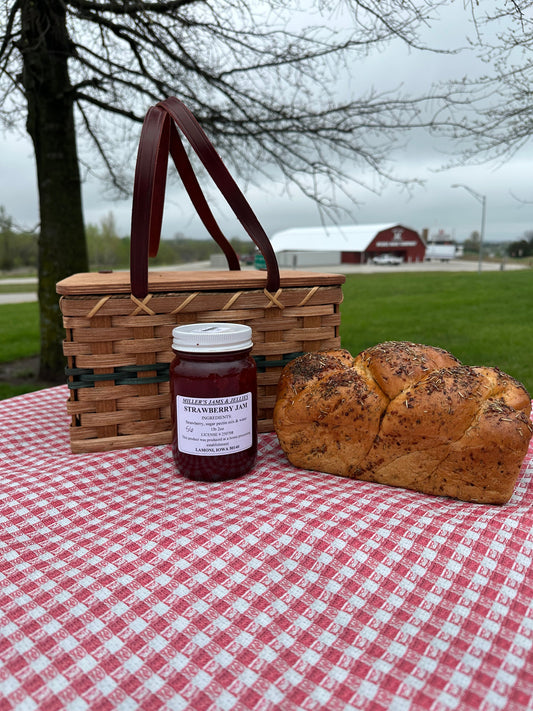 Miller's Strawberry Jam - 100% Authentic, Local Amish Made Jam