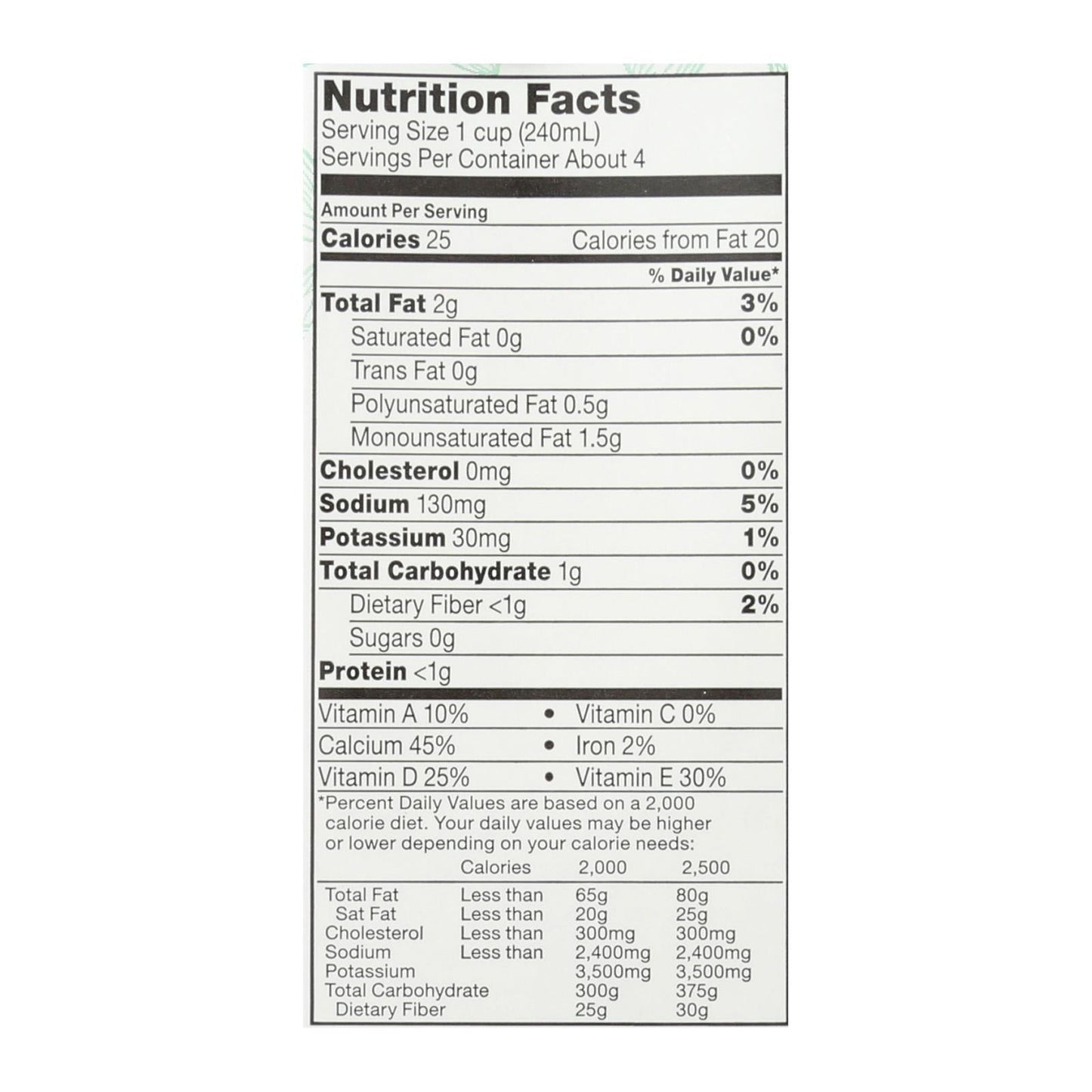 So Delicious Unsweetened Almond Milk Beverage, 32 Fl Oz. (Pack of 6)