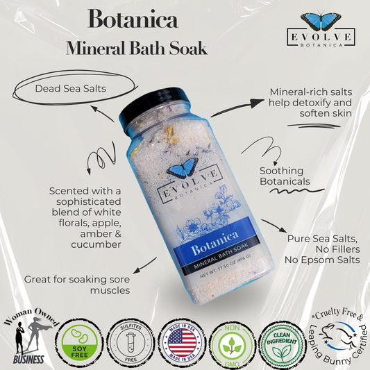 Mineral Soak - Botanica (Bath Salt) - Evolve Botanica ~ Blessings Grow Meadows