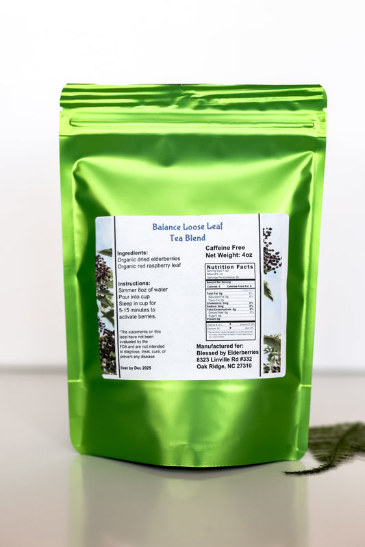 Balance blend Elderberry tea - Blessed by Elderberries ~ Blessings Grow Meadows