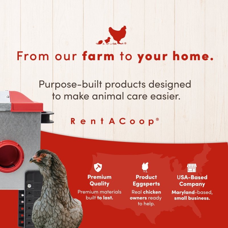 RentACoop Flock Feeder 15 6-Port, 15lb Feeder