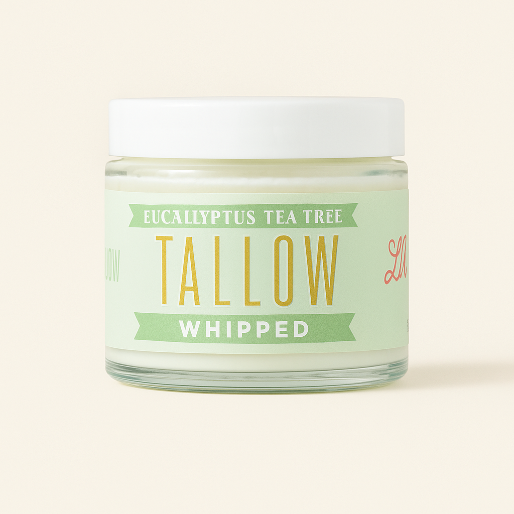 Whipped Tallow Trio - 9oz - Lavender, Vanilla, Eucalyptus Premium Quality All Natural Gift Box by The Lady May - Lady May Tallow ~ Blessings Grow Meadows