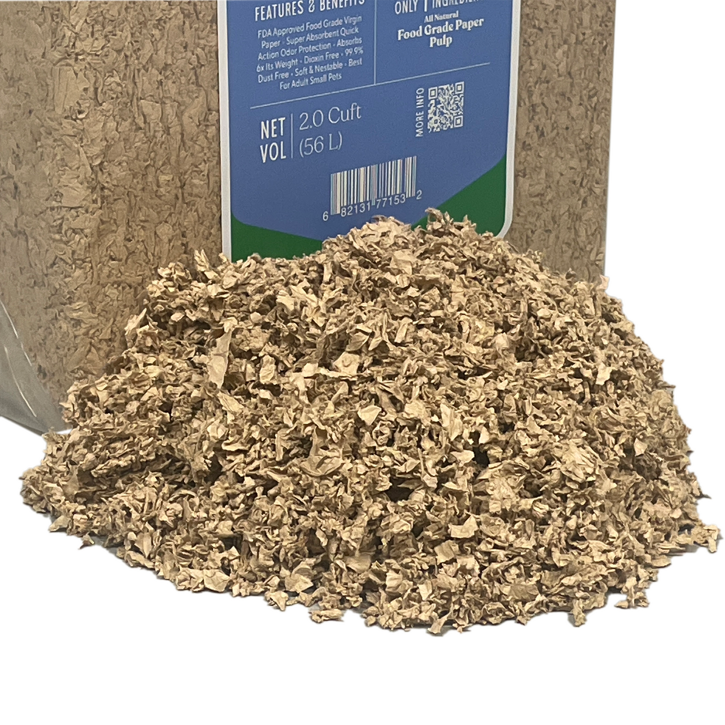 Rabbit Hole Hay Ultra Premium natural bedding for small animals, showing soft, clean hay bedding material in a natural setting.