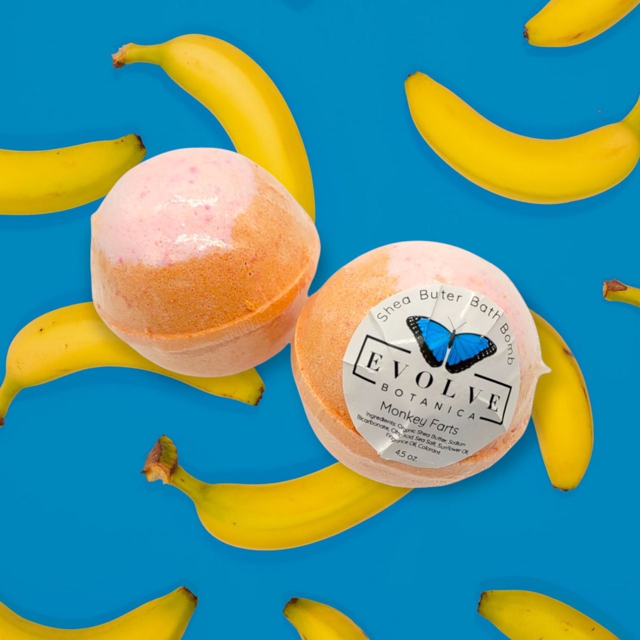 Bath Bomb - Monkey Farts - Blessings Grow Meadows -