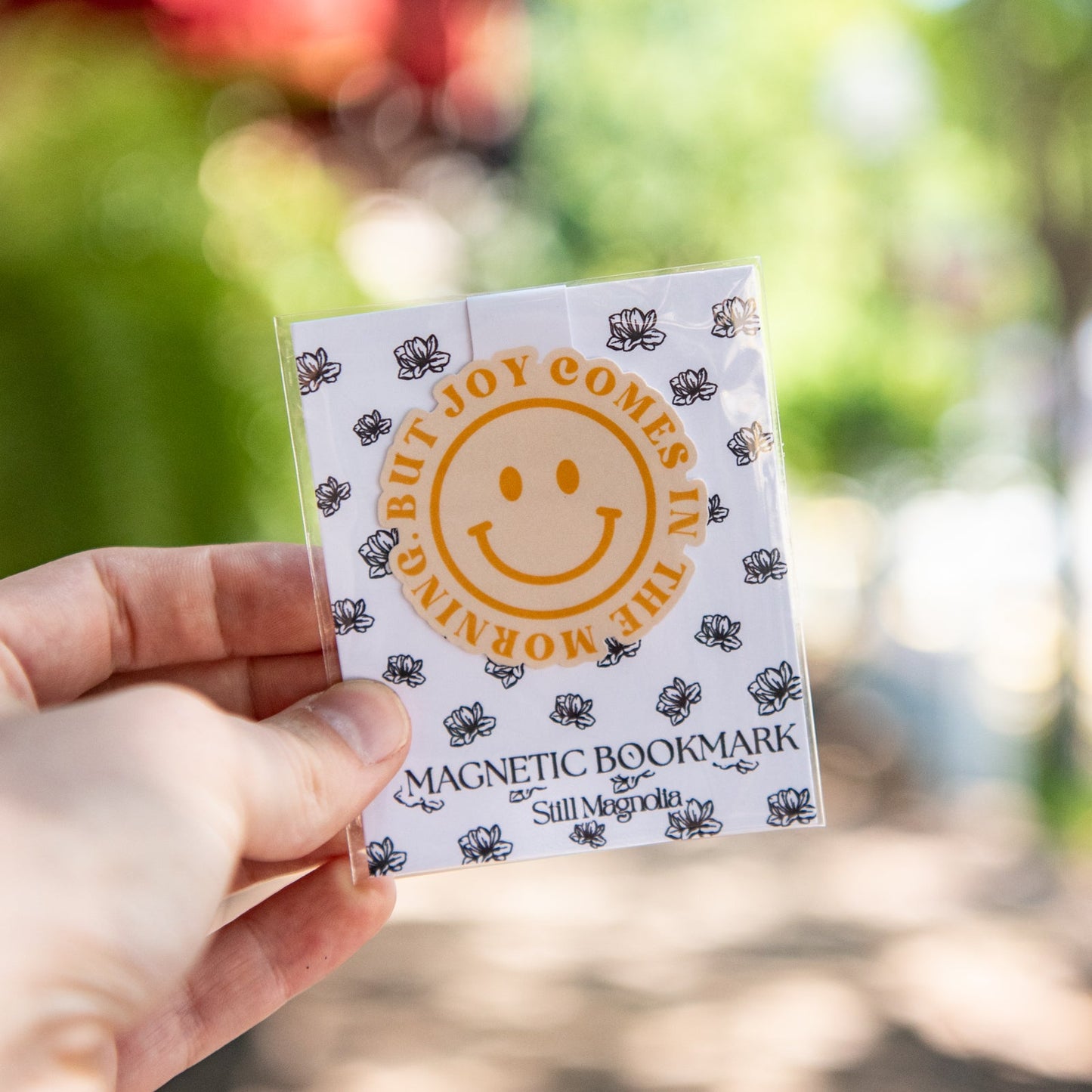 But Joy Comes In The Morning - Magnetic Bookmark - Blessings Grow Meadows -