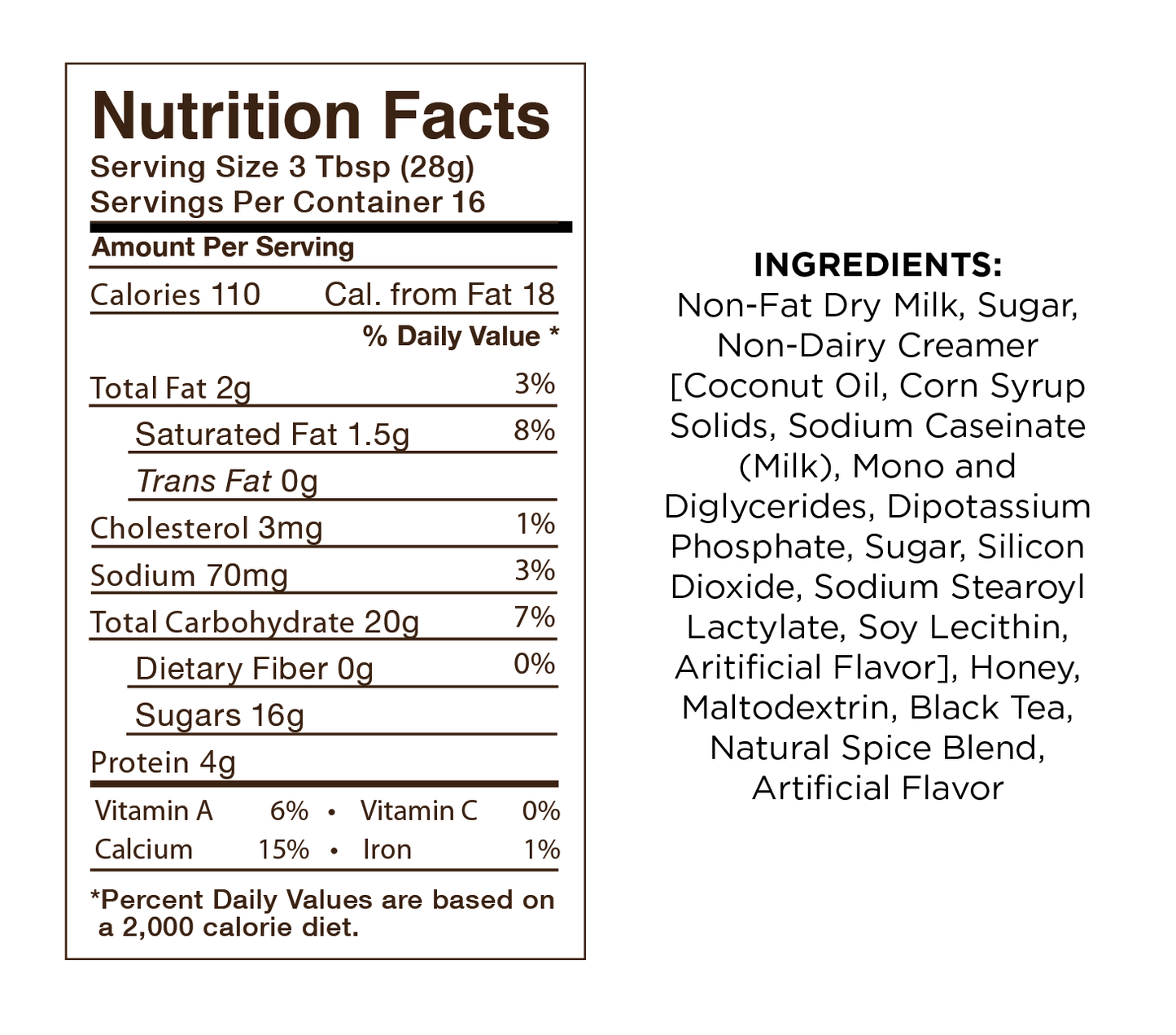 Vanilla Chai Tea - Blessings Grow Meadows