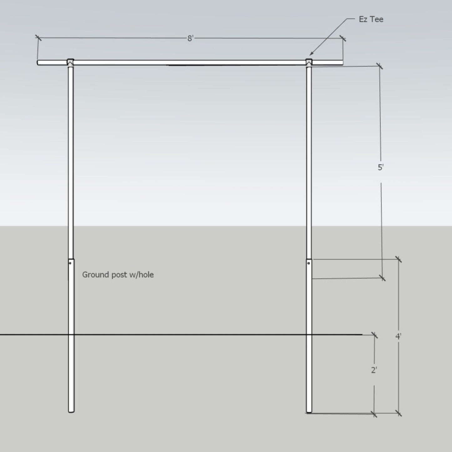 DIY Tomato Trellis | 1 3/8" Heavy Duty - Blessings Grow Meadows