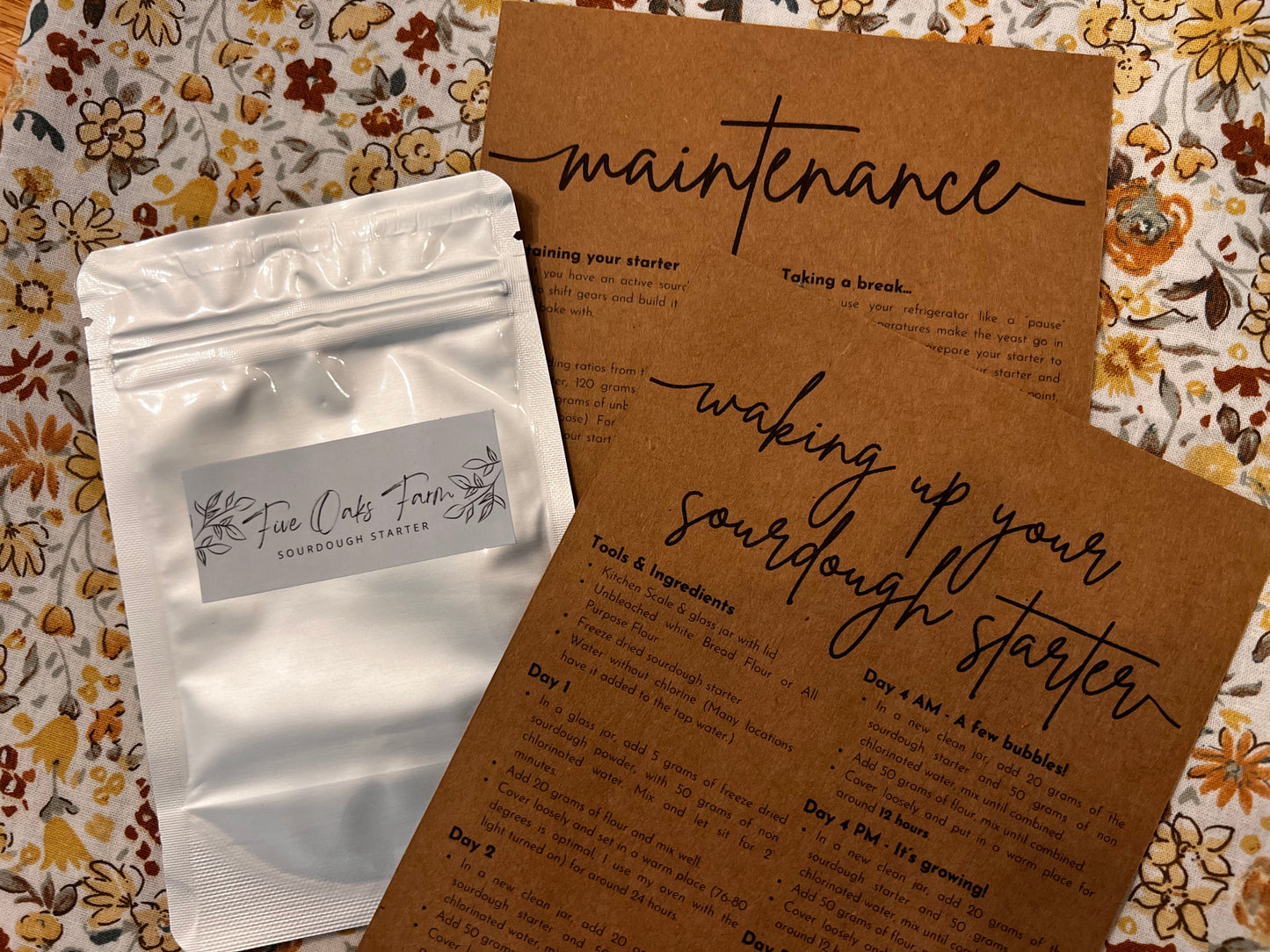 Denali - Freeze Dried Sourdough Starter - Blessings Grow Meadows -