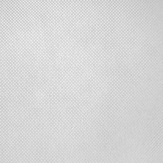 Close-up of a textured fabric surface showing a subtle repeating diamond pattern with slight variations in tone and density.