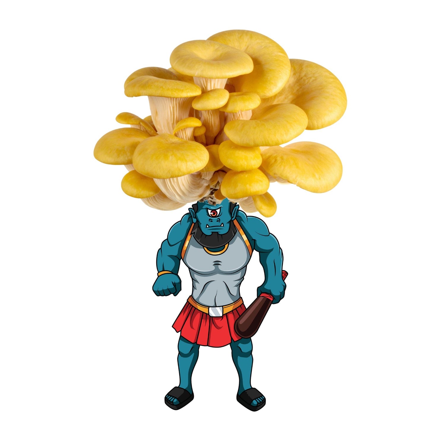 FungEye - Yellow Oyster Mushroom Grow Kit - 6.5 LBS - Blessings Grow Meadows