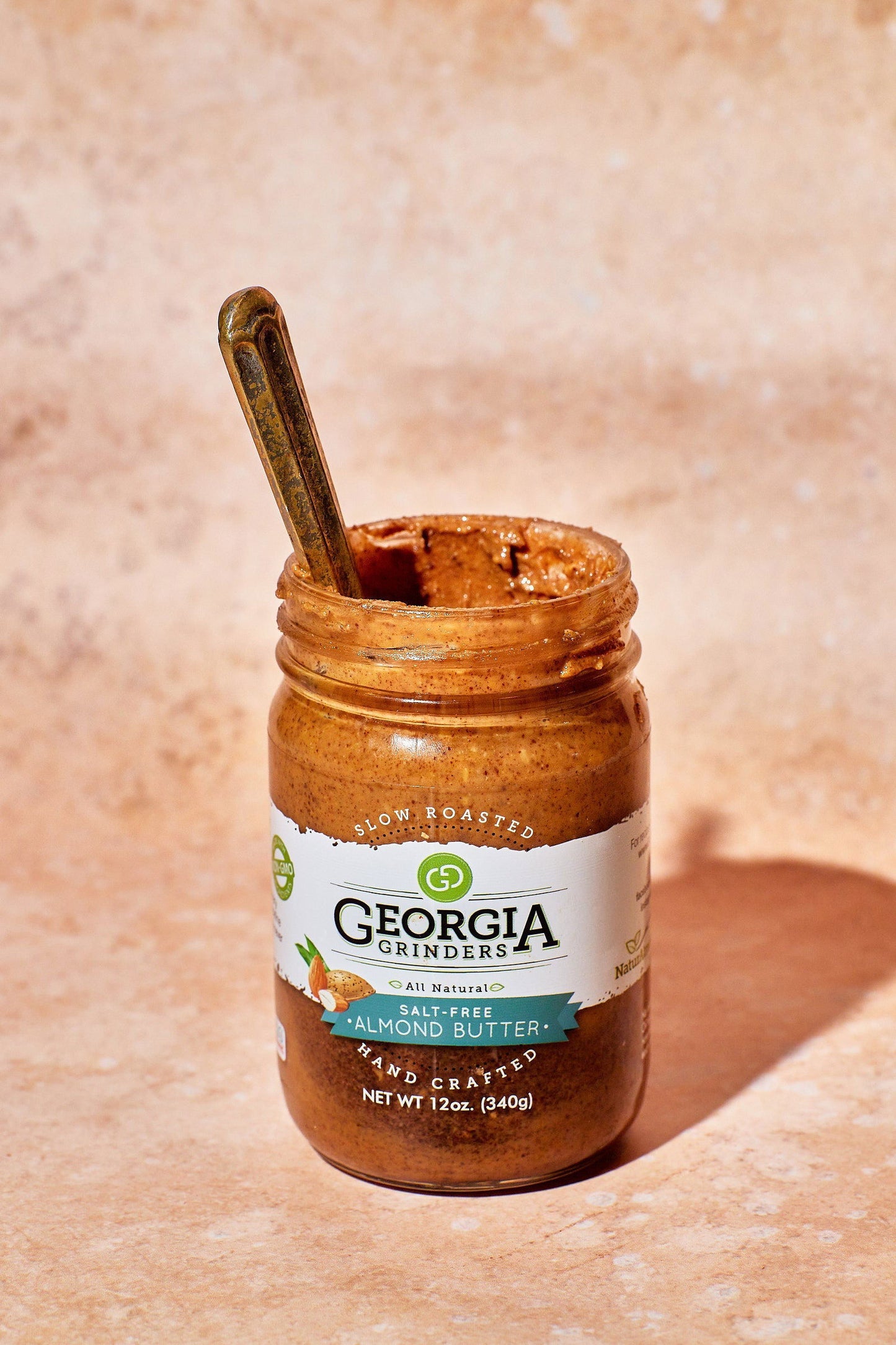 Georgia Grinders 12 oz WHOLE30 (2) Nut Butter Assortment 4 Pack (Original Almond Butter, Cashew Butter, Pecan Butter, Salt Free Almond Butter) - (CP-CL) by Georgia Grinders - Blessings Grow Meadows