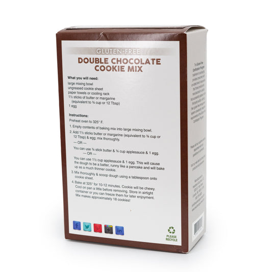 Gluten Free Double Chocolate Cookie Mix | 16 oz | Heartland Gourmet | 1530 - BuyNebraska.com ~ Blessings Grow Meadows