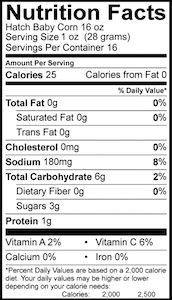 Hatch Baby Corn 16oz