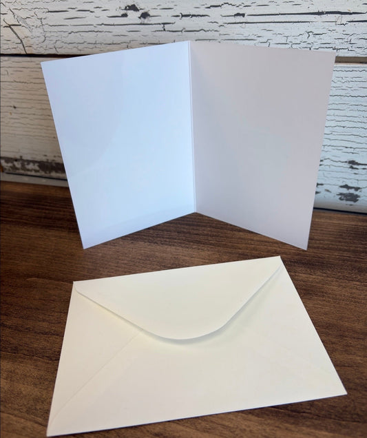 Bluejay’s Gaze - Greeting Card - Blessings Grow Meadows