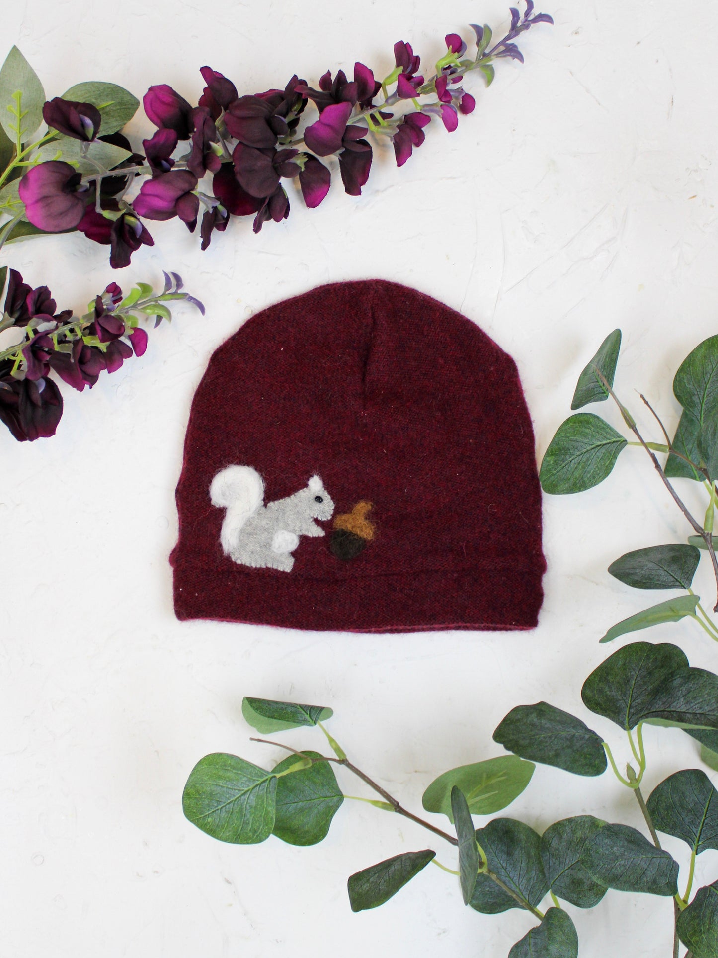 Squirrel Cashmere Hat - Child - Ash & Rose ~ Blessings Grow Meadows
