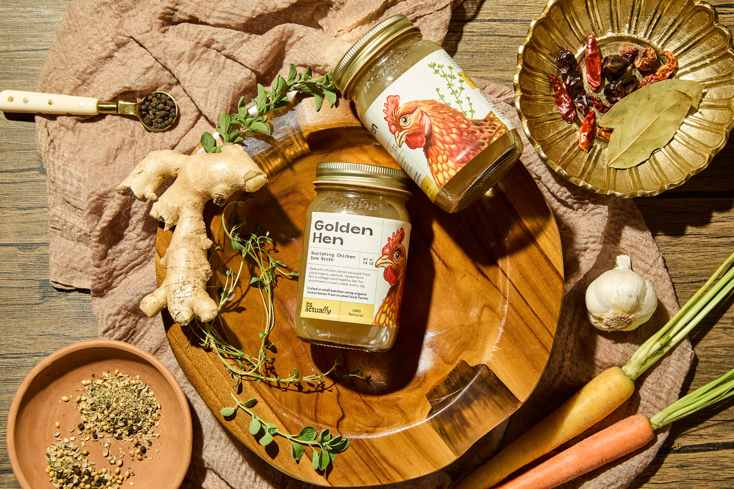 Nourishing Halal Chicken Bone Broth - Blessings Grow Meadows
