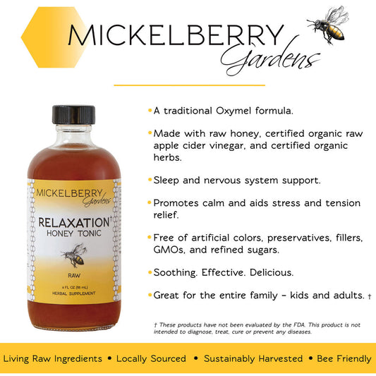 Relaxation Honey Tonic - Mickelberry Gardens ~ Blessings Grow Meadows