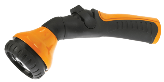 Orange Dramm One Touch Shower and Stream tool from Rivendell Distribution, designed for versatile watering and garden tasks.