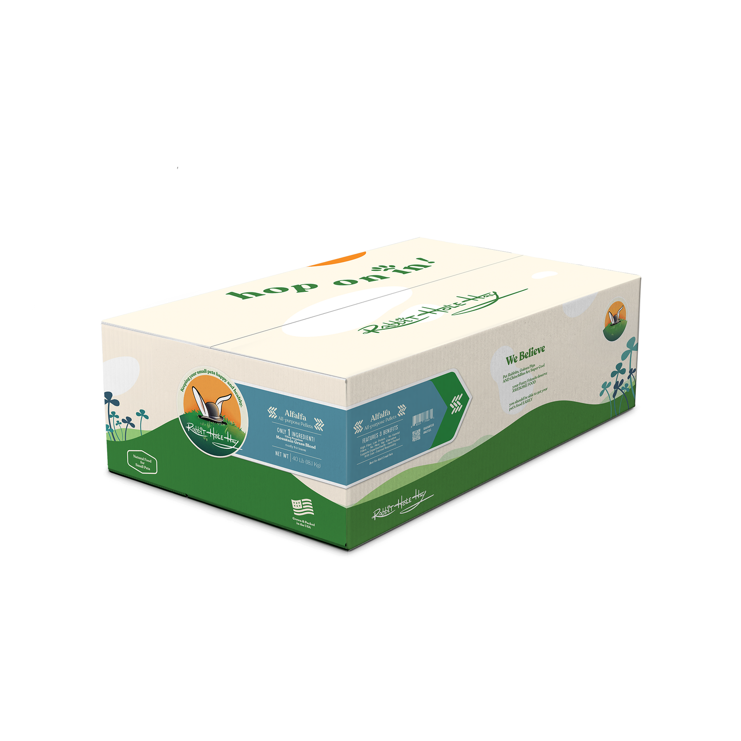 Rabbit Hole Hay All Natural Alfalfa Pellets - Rabbit Hole Hay ~ Blessings Grow Meadows