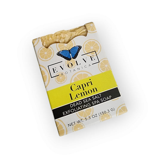 Specialty Soap - Capri Lemon (Limited Edition Salt Bar) - Evolve Botanica ~ Blessings Grow Meadows