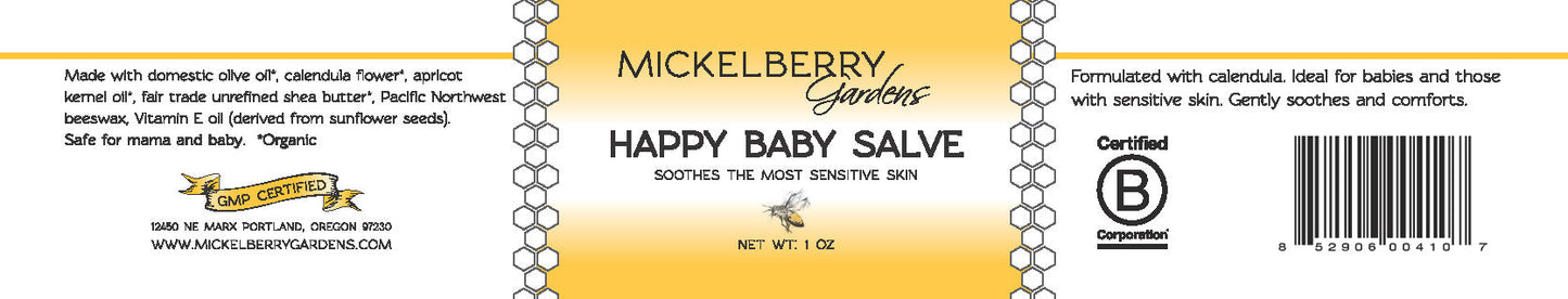 Happy Baby Salve - Mickelberry Gardens ~ Blessings Grow Meadows