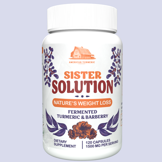 Sister Solution Fermented Turmeric and Fermented Barberry Powder Capsules - Blessings Grow Meadows