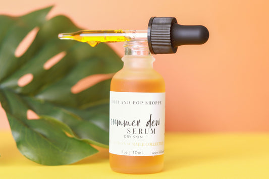 Summer Dew Face Serum- for Dry Skin - Blessings Grow Meadows -