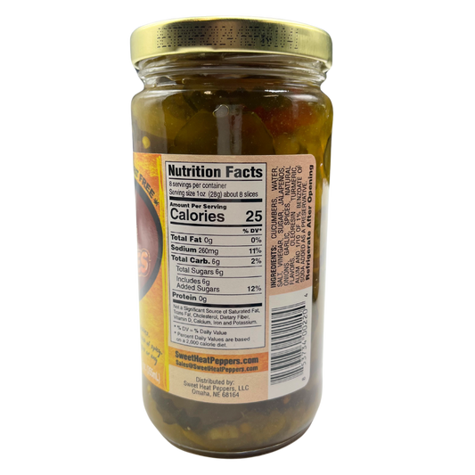 Sweet Heat Pickles | 12 oz | Brenmar - BuyNebraska.com ~ Blessings Grow Meadows