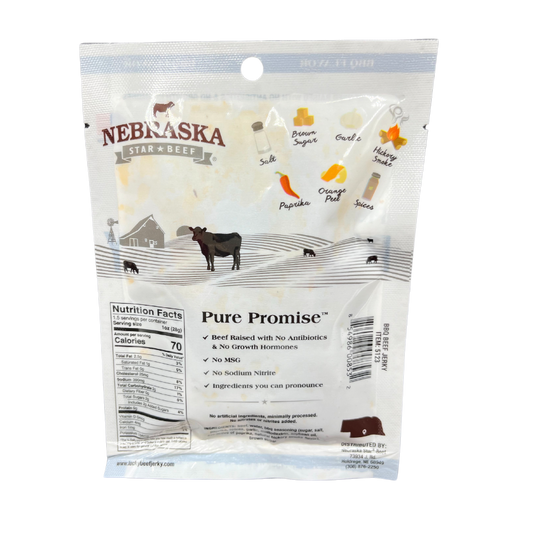 BBQ Beef Jerky | 1.5 oz | Nebraska Star Beef - BuyNebraska.com ~ Blessings Grow Meadows