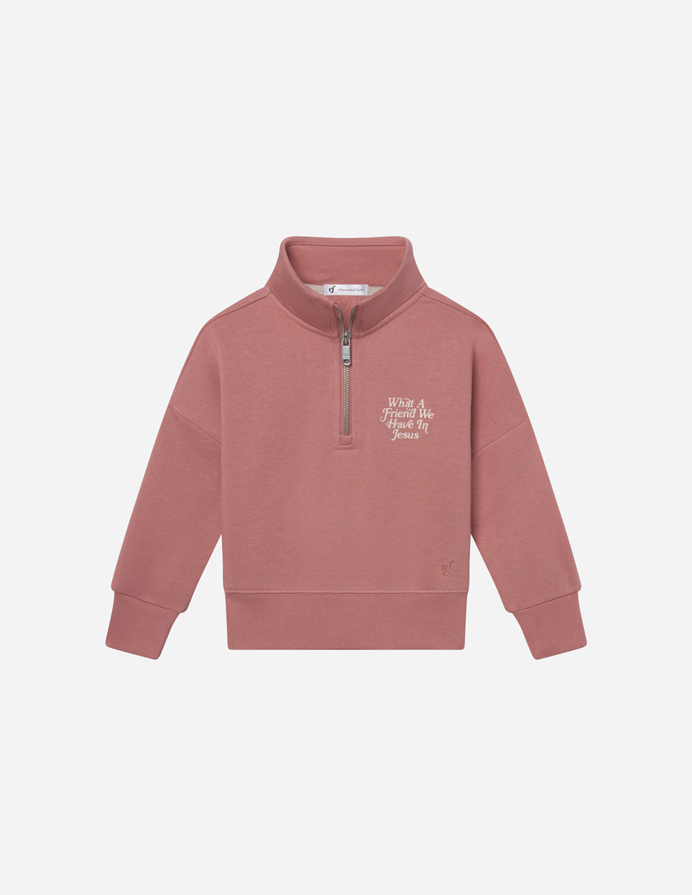 What a Friend in Jesus Kids Half-Zip - Blessings Grow Meadows