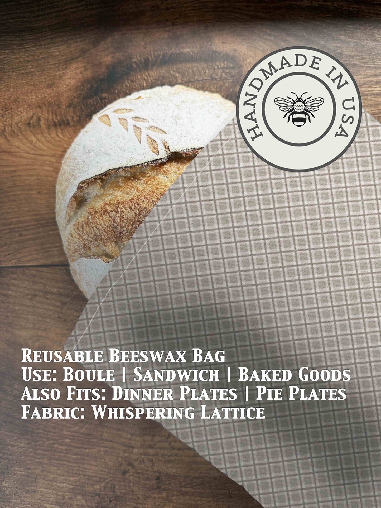 Bread Bag | Beeswaxed - Five Oaks Farm ~ Blessings Grow Meadows