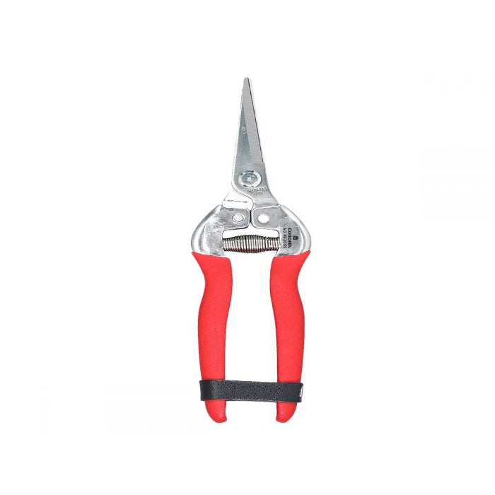 Rivendell Distribution Corona Long Straight Snip with stainless steel blades, ideal for precise cutting in tools and craft projects.