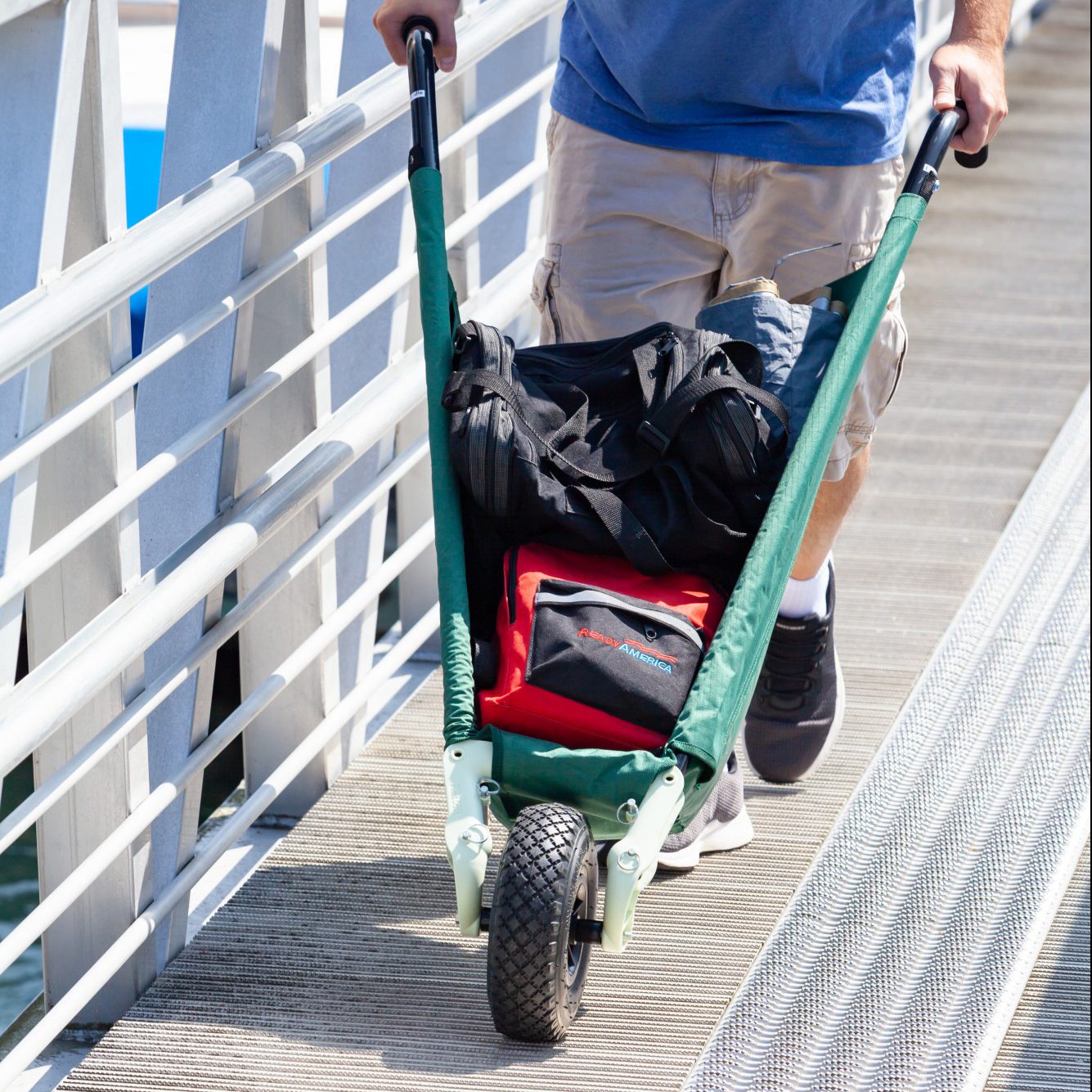 WheelEasy LE Foldable Garden Cart (Wheelbarrow) - Blessings Grow Meadows