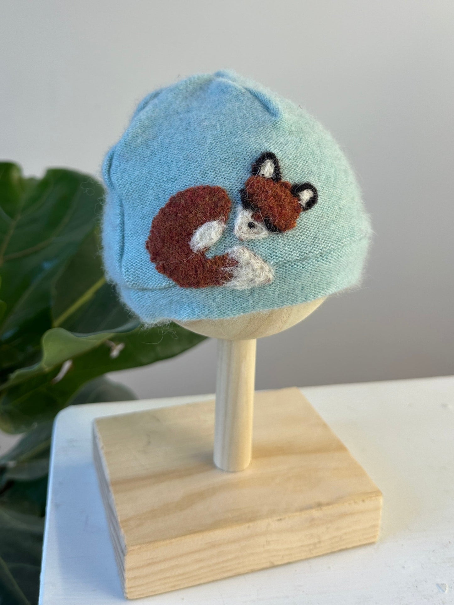 Sleeping Fox Cashmere Hat - AdultBig Kid - Blessings Grow Meadows -