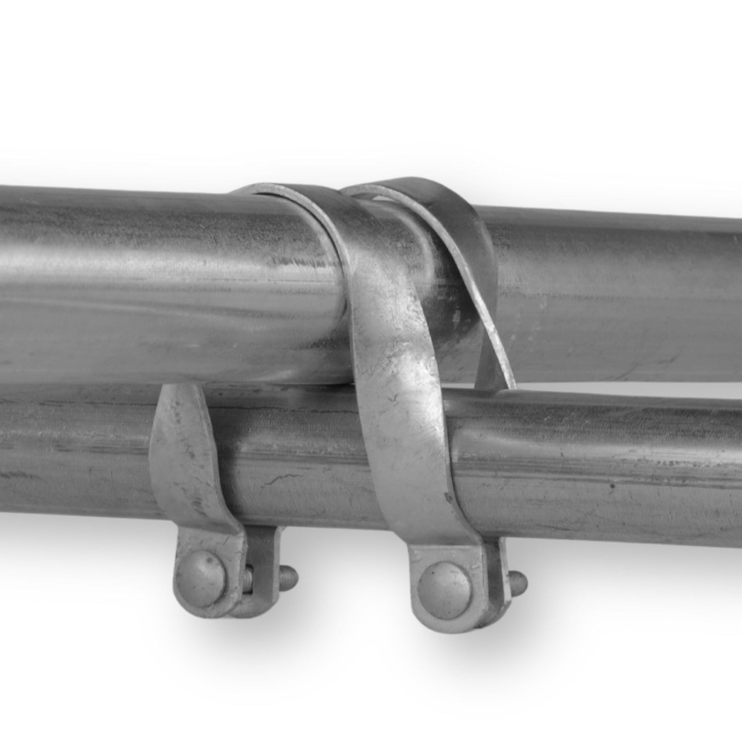 Galvanized steel greenhouse cross connectors by Bootstrap Farmer, 1.66 x 1.375 inches, for sturdy garden structure assembly.