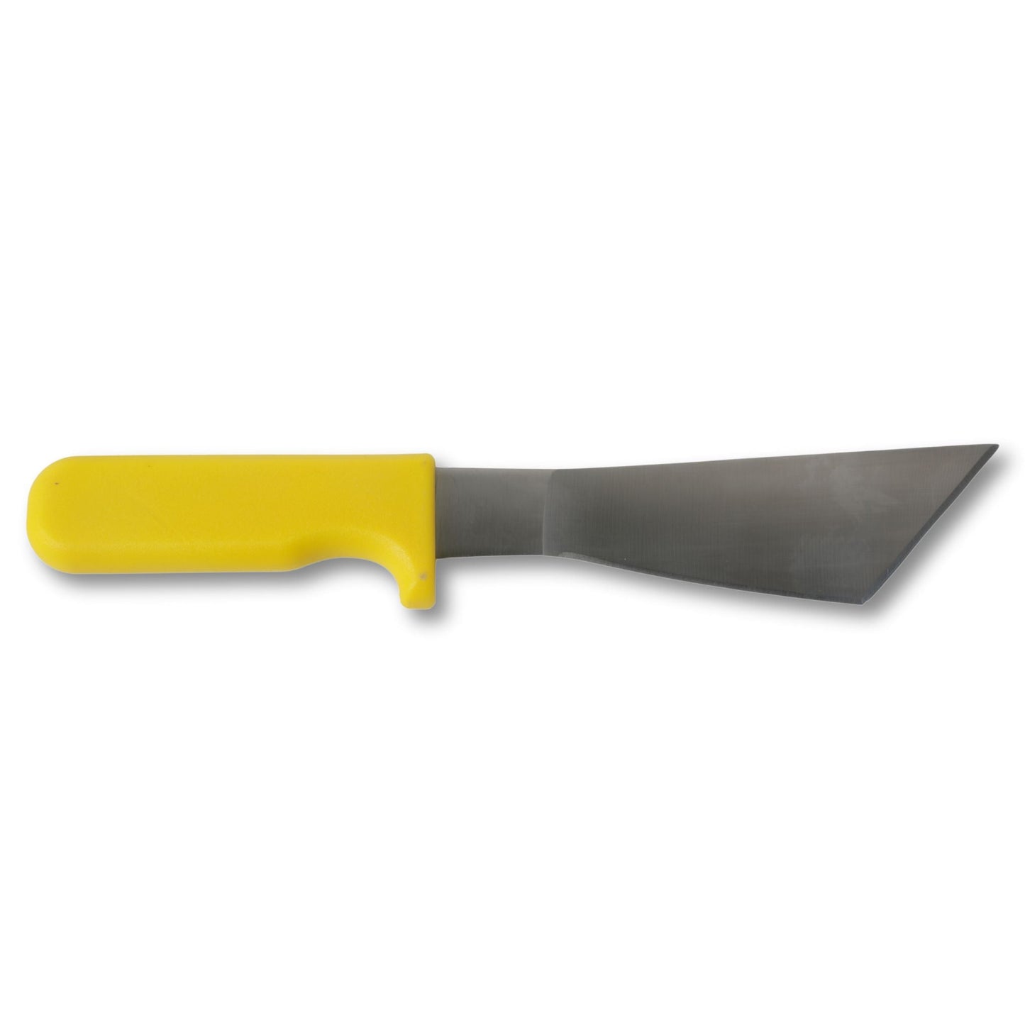 Bootstrap Farmer Lettuce Field Knife with wooden handle and sharp blade for harvesting fresh lettuce in the field.