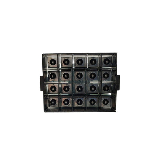 Bootstrap Farmer Ladbrooke Soil Blockers 3/4-inch Micro Blocker for growing media, showing 20 soil blocks for seed starting.
