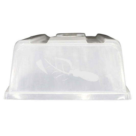 Bootstrap Farmer 1020 Extra Strength Humidity Dome for plant propagation, durable plastic dome with ventilation for seedling growth.