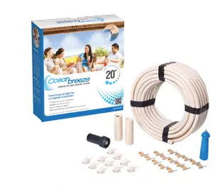 Bootstrap Farmer watering misting kit for irrigation, featuring a compact setup with nozzles and tubing for garden watering.