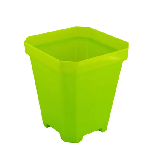Set of eight multicolor 5-inch heavy-duty seed starting pots by Bootstrap Farmer, durable plastic containers for seedlings.