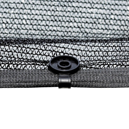 Set of Bootstrap Farmer Greenhouse Shade Cloth Clips for securing shade cloths in gardening and greenhouse environments.