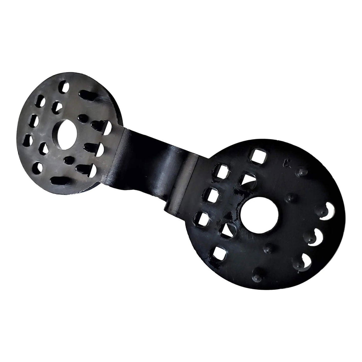 Set of Bootstrap Farmer green shade cloth clips for securing greenhouse shade cloth in outdoor garden or greenhouse settings.