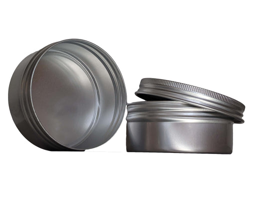 By Robin Creations storage tin for shampoo and conditioner bars, compact metal container for eco-friendly hair care accessories