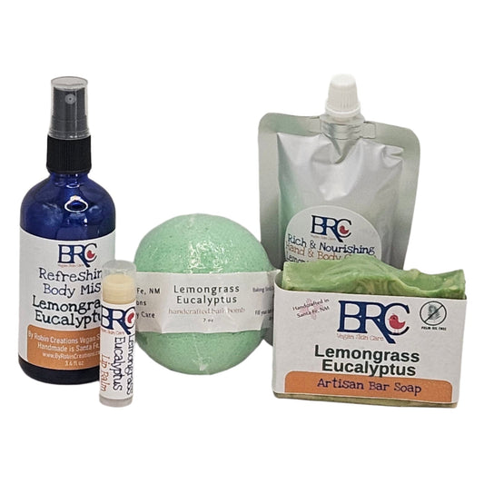 Ultimate Mini Bath Gift Set - Available in 5 Scents + Unscented + Eczema Relief - Blessings Grow Meadows