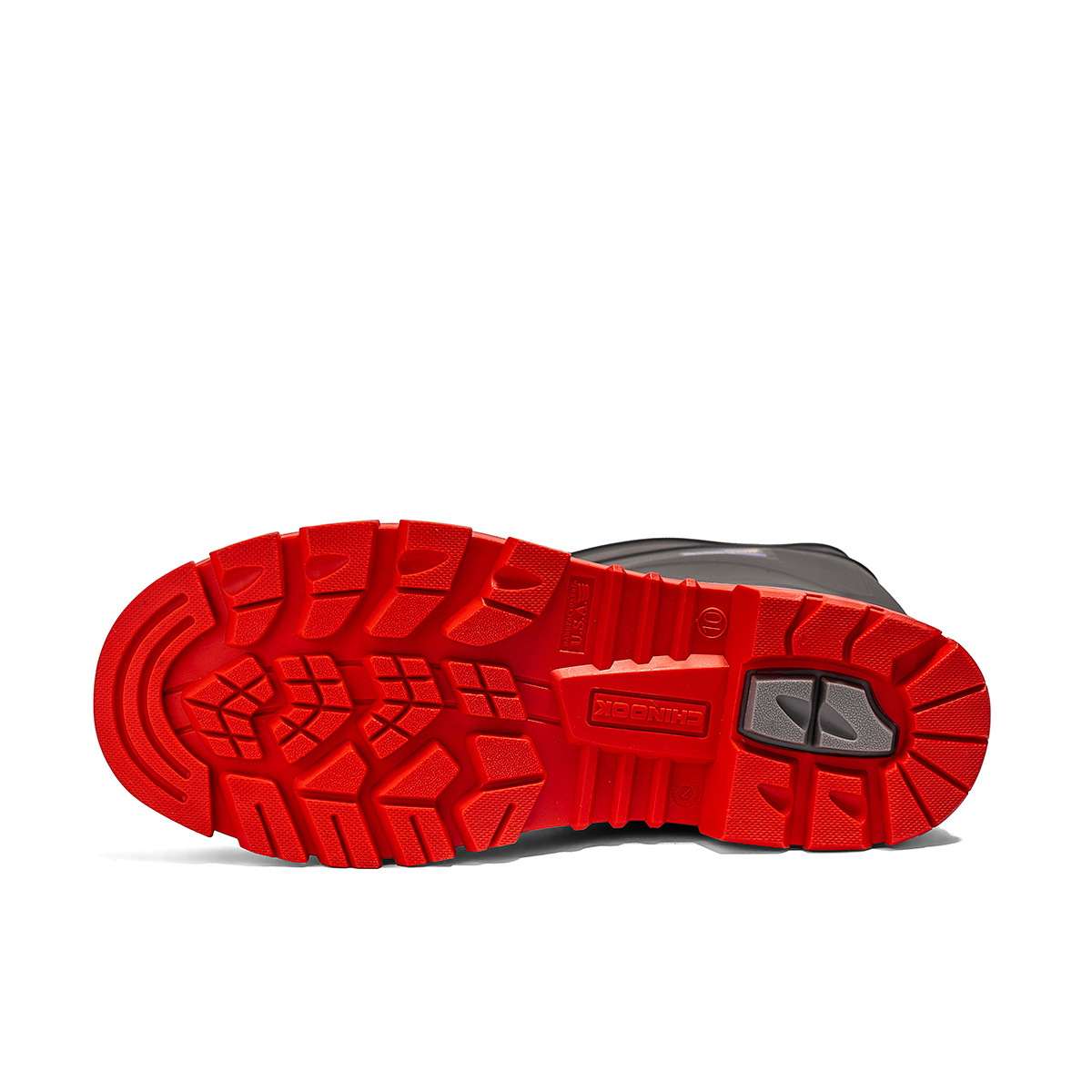 Kickaxe 15" Waterproof Rubber Boot - Grey/Orange - Blessings Grow Meadows